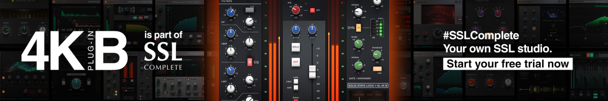 Solid State Logic Introduces 4K B Plug-in, Recreating Its Legendary SL ...